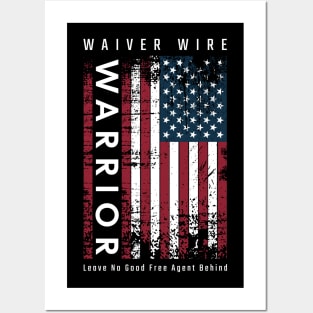 Fantasy Football Waiver Wire Warrior Posters and Art